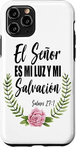 Miniatura 70 de iPhone X/XS El Señor Es Mi Luz Española Biblia Cristiana Biblia Cristiana Caso
