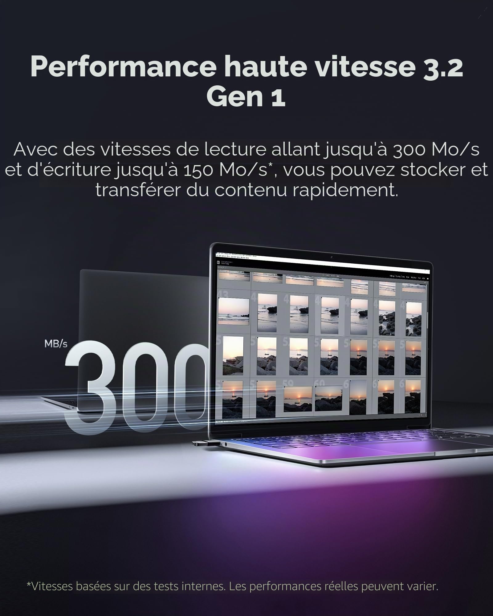 Lexar CLE USB Fingerprint 64GO F35 Pro
