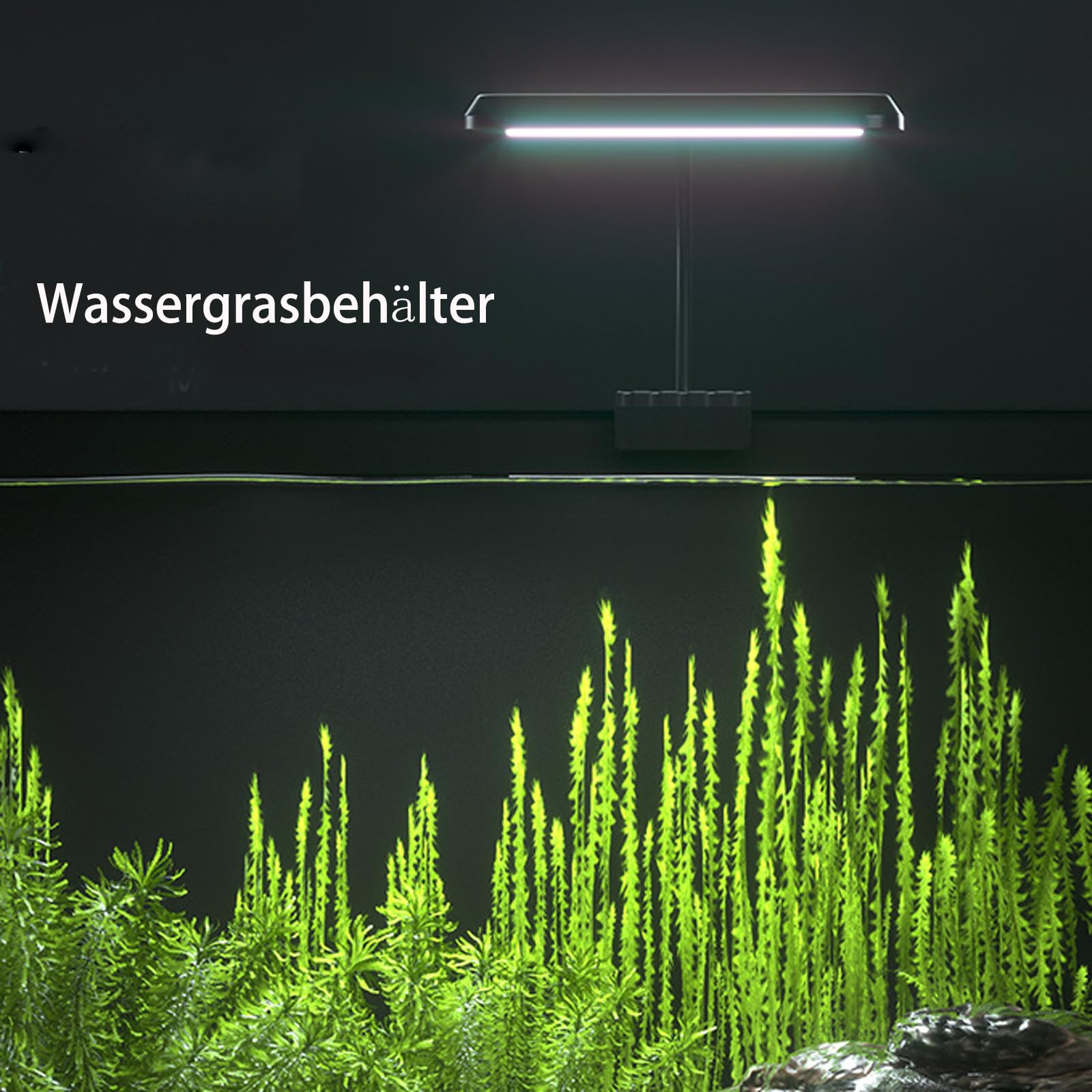 92RA Oświetlenie LED 360°, Lampa LED Energooszczędna i Odporna na Zaparowanie, Światło Wodoszczelne dla Roślin Wodnych i Ryb (13 W)