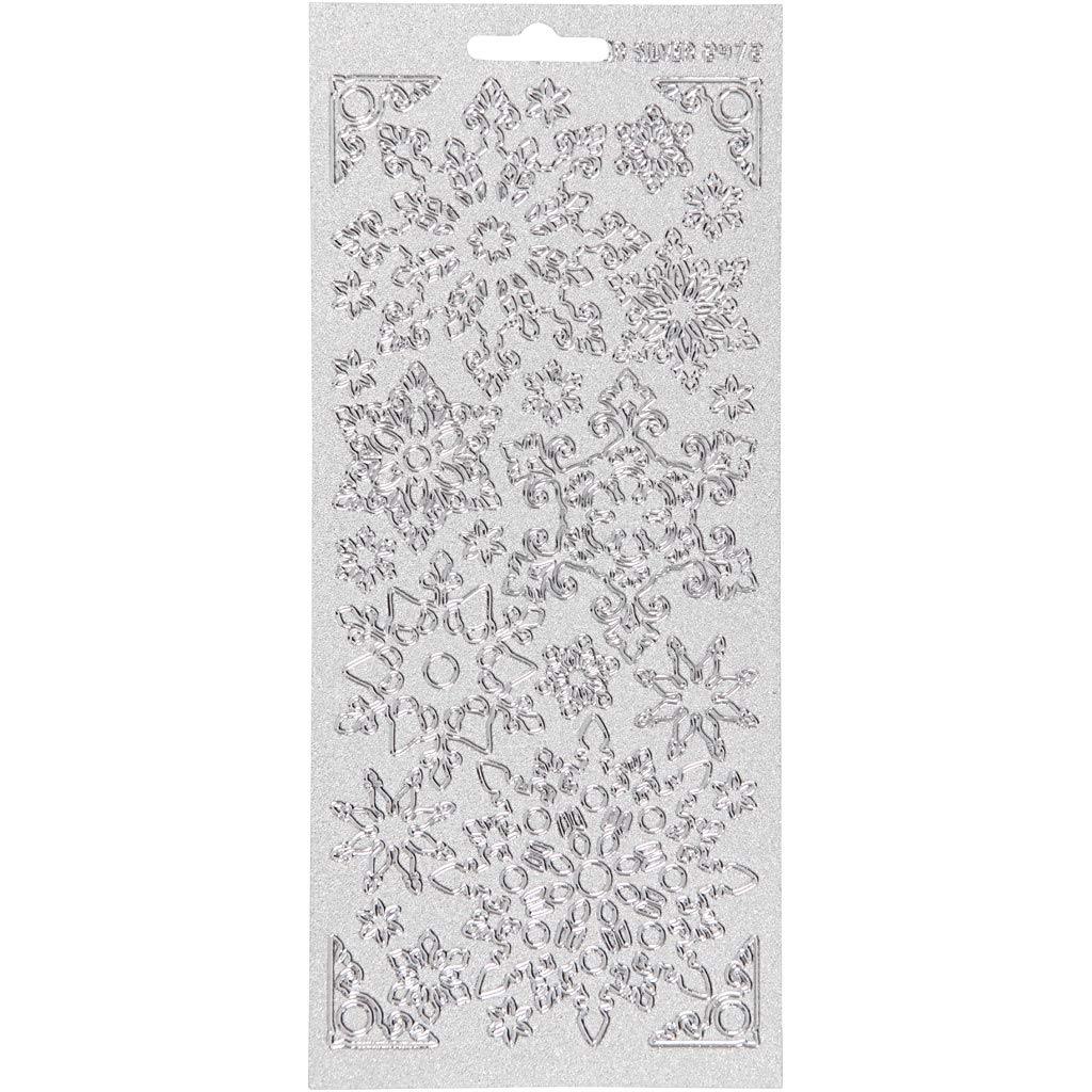 Creativ Stickers, Silver, One Size
