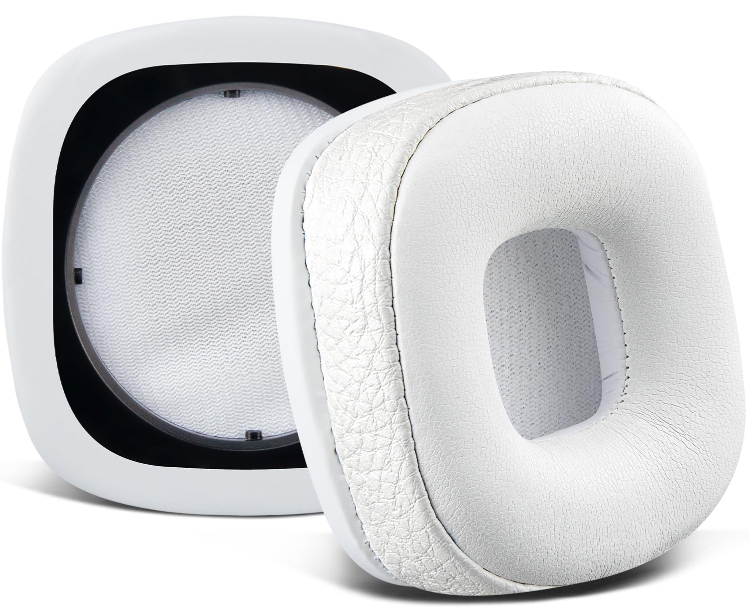 SOULWIT Replacement Ear Pads Cushions for Marshall Major I/II/III/IV Wireless/Wired Headphones, for Marshall Major 1/2/3/4 Headset, Earpads with Soft Protein Leather - White-image-25