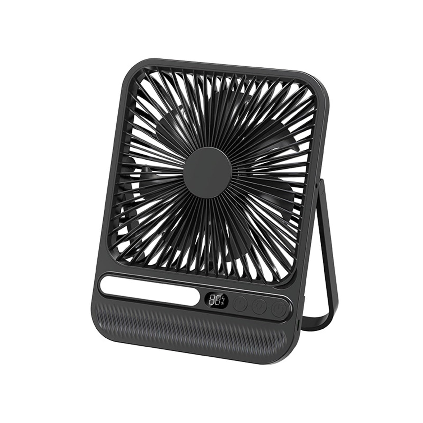 Buxuaaaa Strong 7 USB Fan with 8000mAh Energy Storage Function and Carrying Handle Great for Warm Season Activities Lightweight Tiny Fan