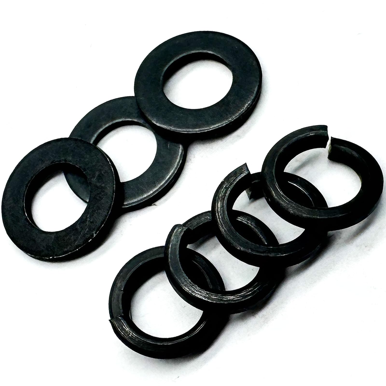 Amazon.com: ZLYY 100Pcs Steel Fasteners, 50Pcs M8 Flat Washer
