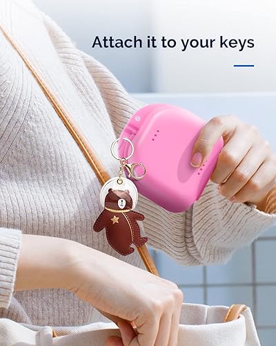 Miniatura 6 de JMU Estuche de retención con orificios de ventilación, funda protectora bucal con cierre a presión apretado (púrpurarosa)