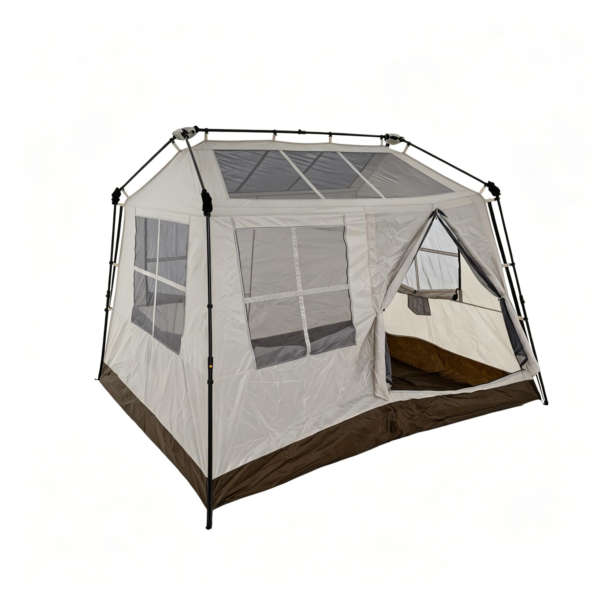 HOMASIS Tenda da Campeggio Pop-up, per 2-4 Persone, 275 x 245 x 188 cm