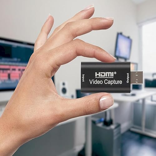 Miniatura 6 de Tarjeta de captura 4K HDMI a USB con salida de 1080P Plug & Play Cam Link Adaptador de tarjeta de captura de enlace de pantalla Grabación de