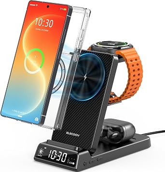 Magnetic Wireless Charger for Samsung, Charging Station for Galaxy S26
