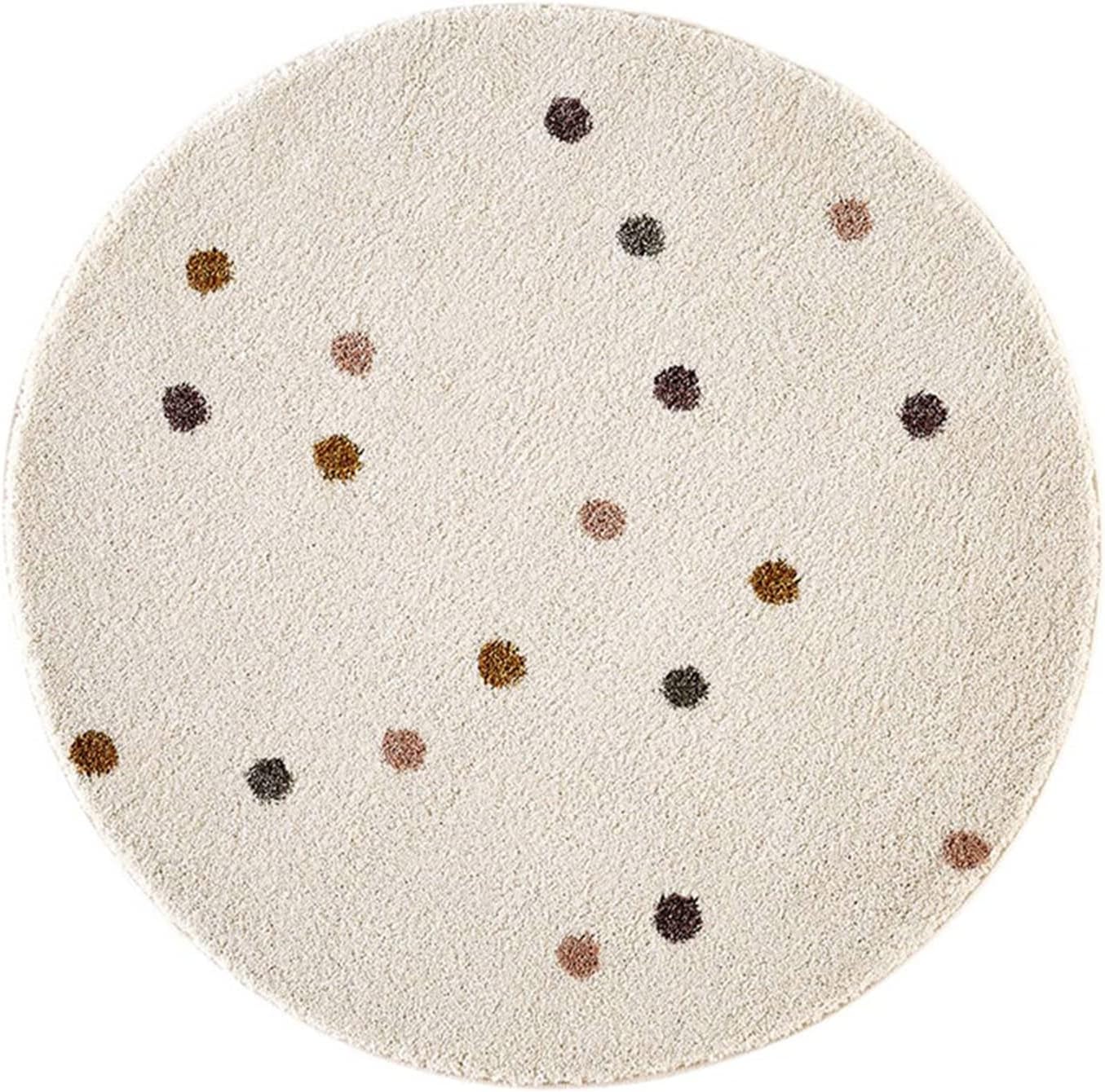 YOIQI Door Mats Outdoor， Rugs For Bedroom ForPlay Mat Round Carpet Playmat Photography Props Living Room Carpet CuteRug