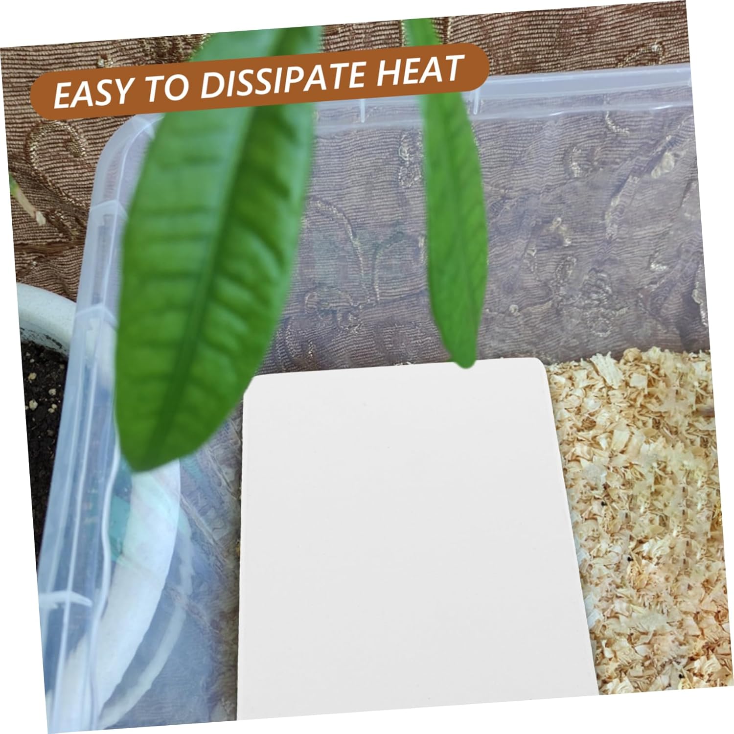 GALPADA Summer Pet Cooling Pad Marble Chilling Mat for Dogs Cats Heat Absorbing Easy to Clean Aesthetically Pleasing