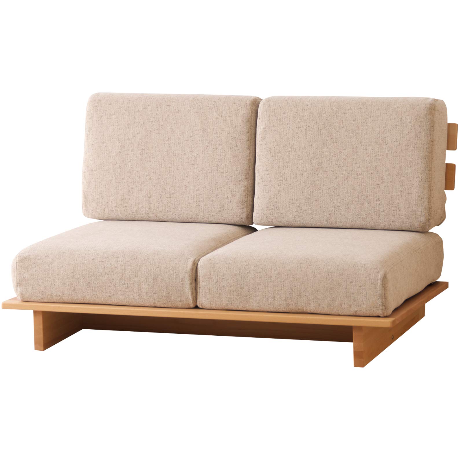 Amazon｜ソファ「Myy（ミイ）【2人掛け】」 (フレーム：ナチュラル