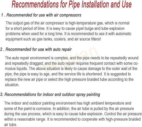 Miniatura 10 de Beduan - Manguera neumática Tubería de revestimiento tubo de compresor de aire fluido de PU, Negro *amarillo,Negro -,Azul,Claro,Naranja,Rojo -