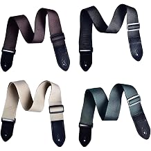 4 Pcs Guitar Straps, Adjustable Acoustic and Electric Bass Strap, Acoustic Electric Guitar Straps for Musical Instrument