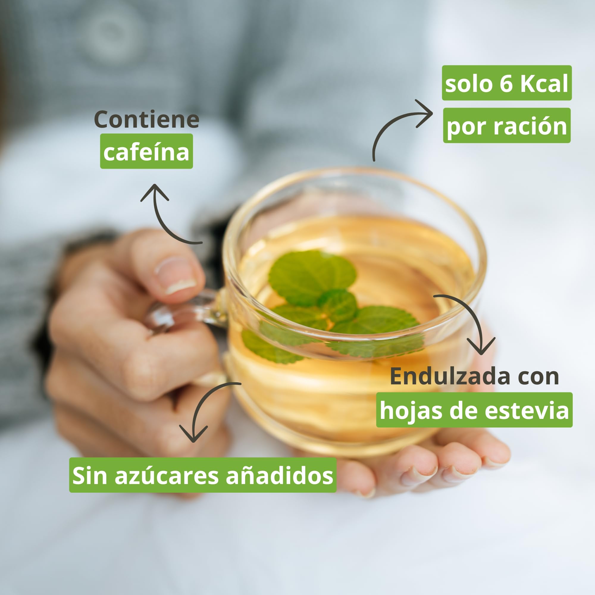 Te Quemagrasa con Hierbas Aromáticas Bebida Instantánea Baja en Calorías (Original, 102g)