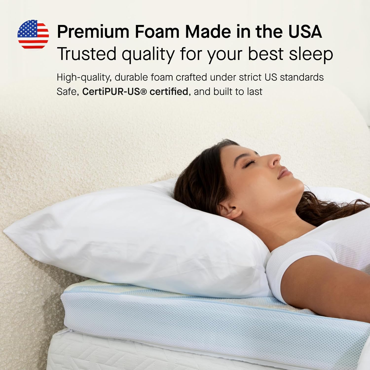 Pluto 3-Inch Cooling Dual-Sided Mattress Topper | Queen Luxury Memory Foam Mattress Pad | Reversible Cool & Cozy Cover | Pressure Relief (Foam Made in USA)