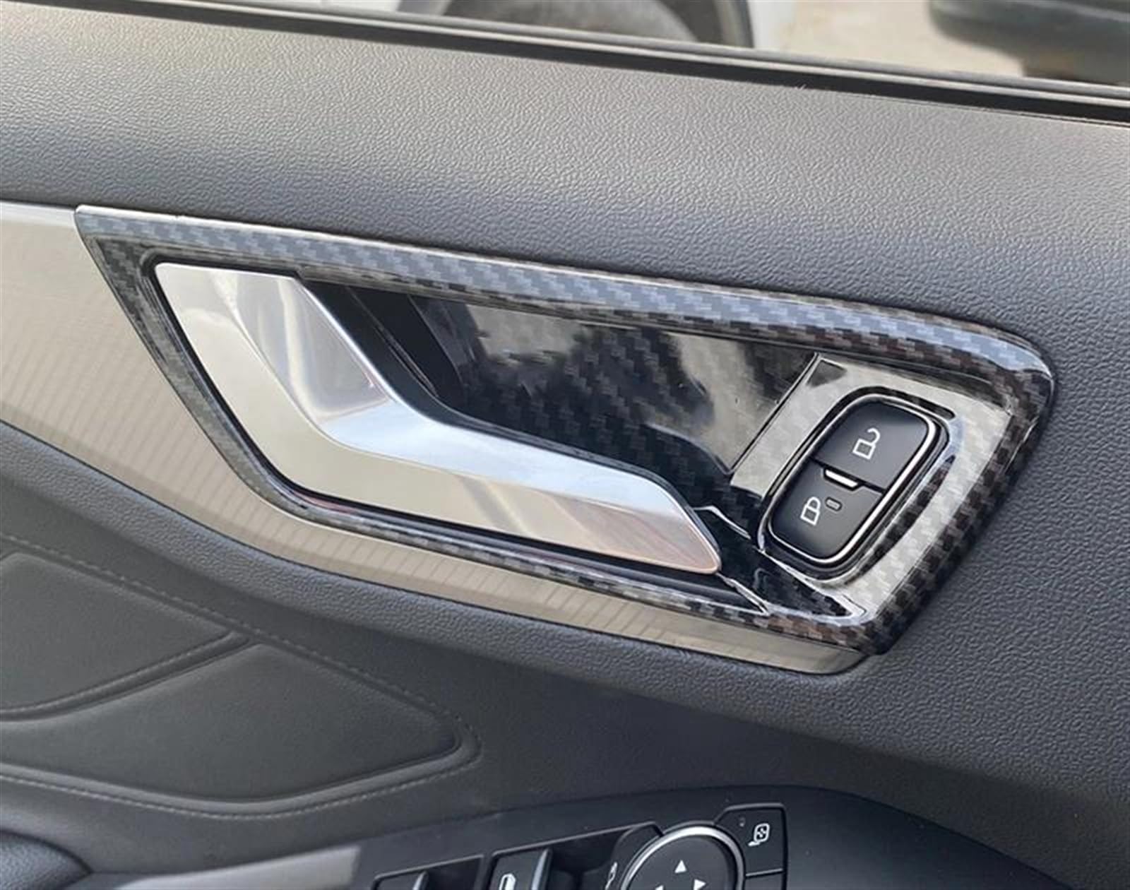 Türgriffabdeckungen Für Ford Focus MK2 - Carbon Optik & Kratzschutz