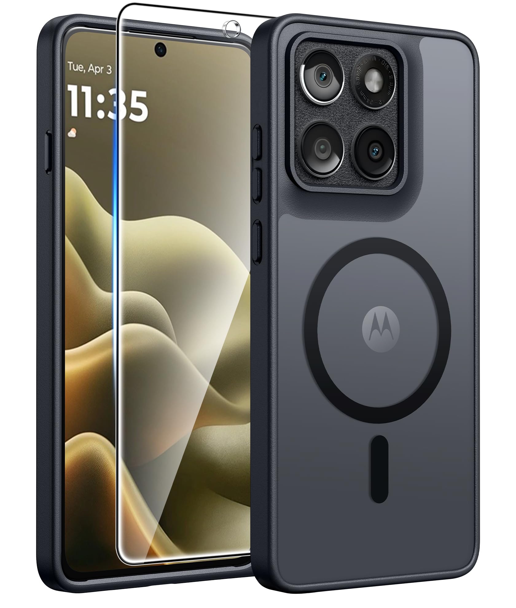 FNTCASE for Motorola Edge 2026 Case, Fit for Magsafe, Screen Protector