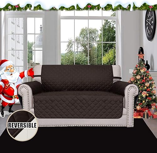 Miniatura 921 de Easy-Going - Funda reversible para sofá, resistente al agua, con varillas de espuma y correas elásticas, protector de muebles para mascotas y perros