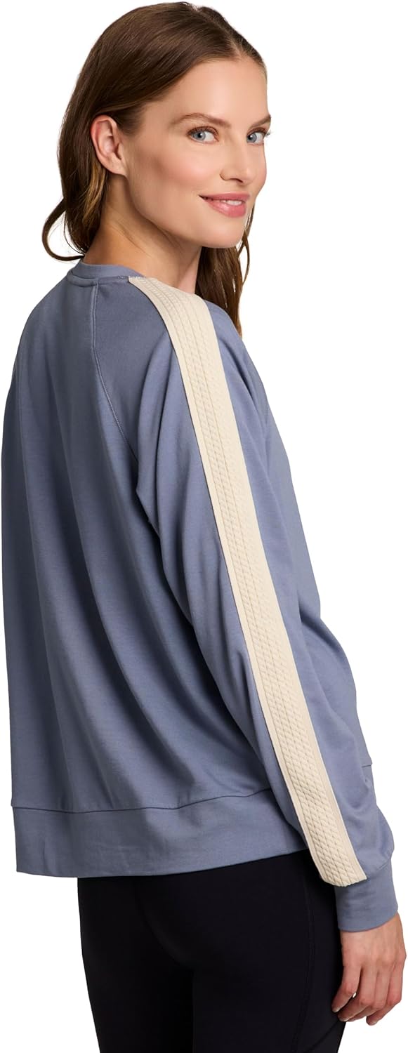 RBX Active Women's Fashion Regular/Cropped Length Lightweight French Terry Pullover Sweatshirt - Image 5