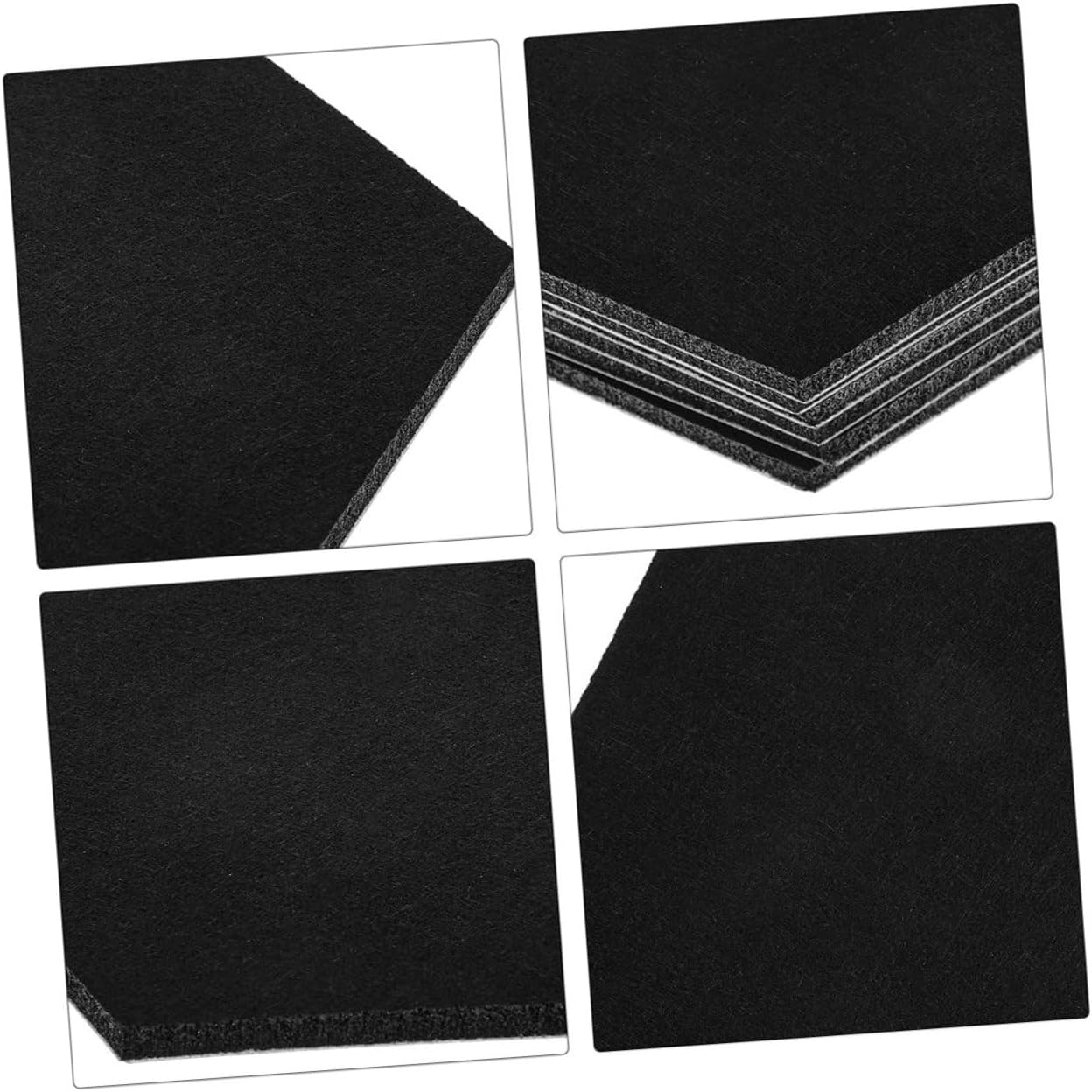SOLUSTRE 8pcs Felt Wall Board for Photos and Memos Soundproof Decorative Bulletin Board for Easy Arrangement and Creative Wall Decor