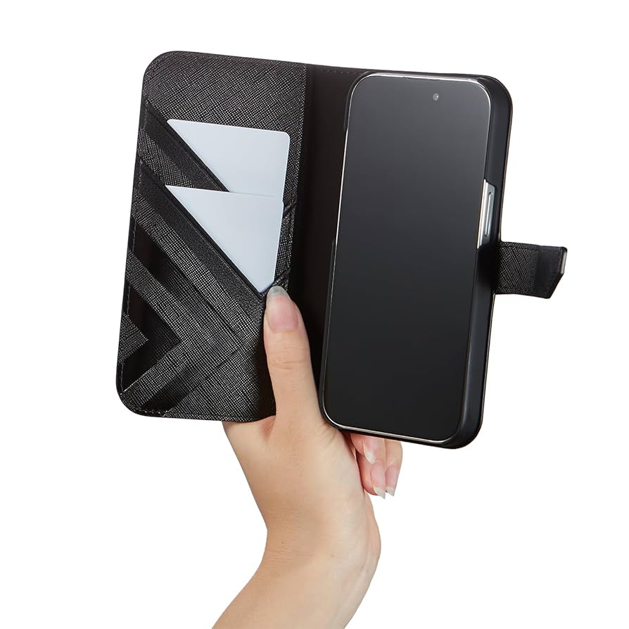 LANVIN COLLECTION - ランバンコレクション エチューネル スマホケース 新品 黒 クロ Amazon.co.jp: [LANVIN COLLECTION ] iPhone 15 ケース 手帳型