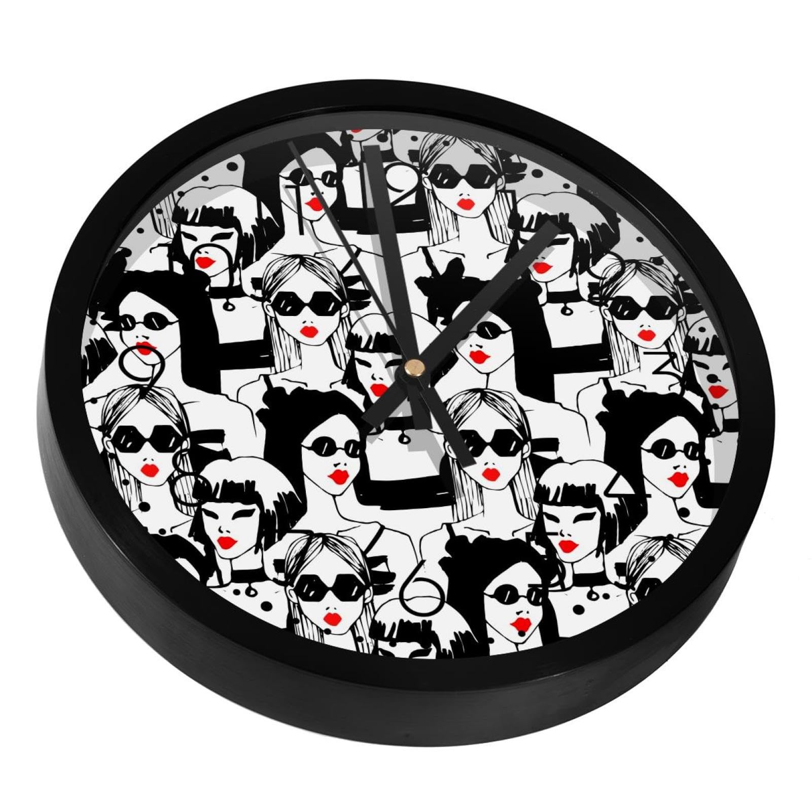 Horloge murale silencieuse à mécanisme quartz sans tic-tac