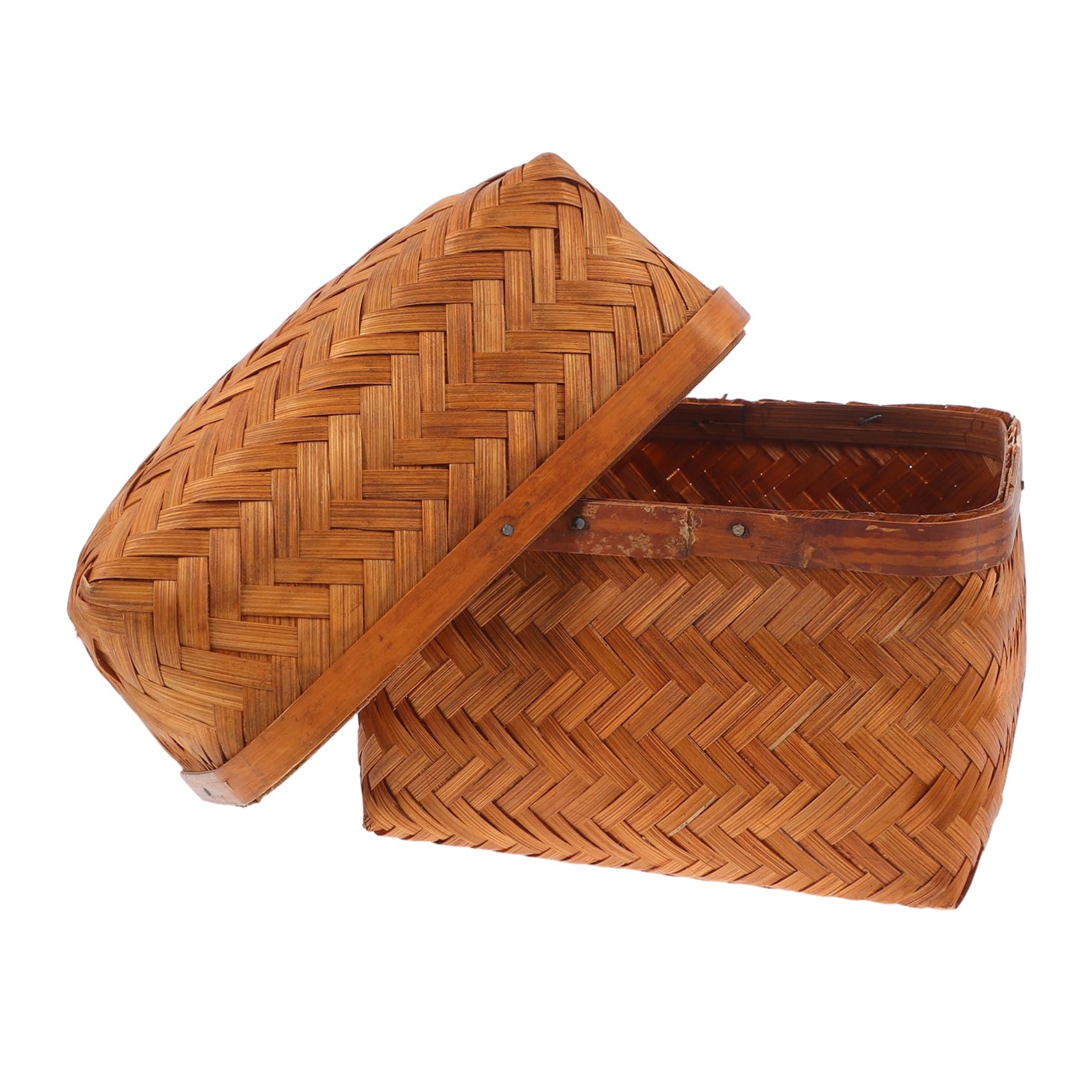 Homoyoyo Tea Box with Lid Decorative Tea Container for Festivals Travel and Reusable Packaging with Moisture Protection and Flavor Preservation