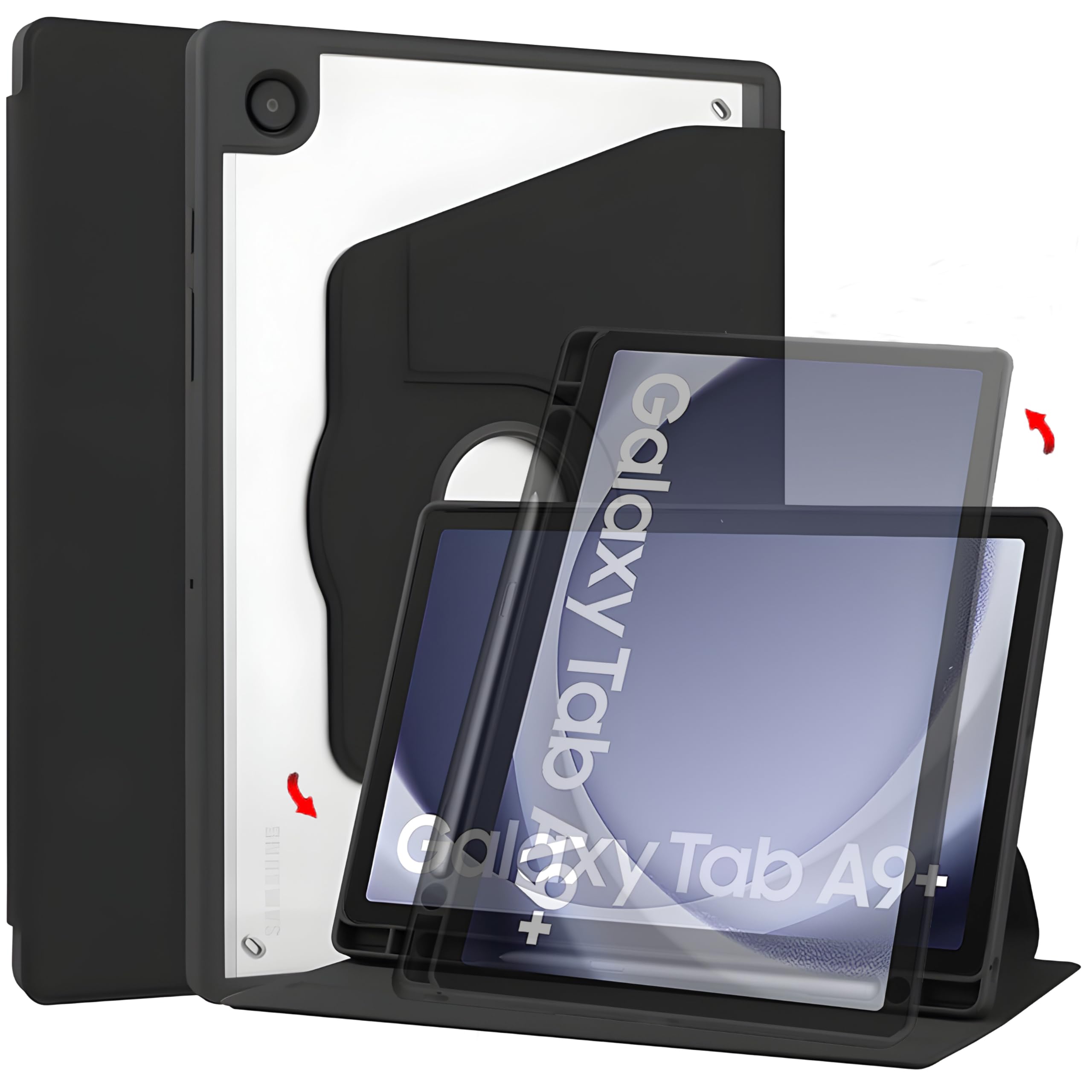See full amazon price history chart for ProElite Cover for Samsung Galaxy A9 Plus 11 inch Cover Case, 360 Degree Rotatable Smart Flip Case Cover for Samsung Galaxy Tab A9 Plus 11 inch Transparent Back with S Pen Holder, Black ProElite Cover for Samsung Galaxy A9 Plus 11 inch Cover Case, 360 Degree Rotatable Smart Flip Case Cover for Samsung Galaxy Tab A9 Plus 11 inch Transparent Back with S Pen Holder, Black (B0CP9NGPH7) Amazon Price History, Amazon Price Tracker