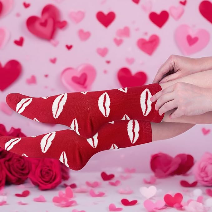 6 Pares de Calcetines del Día de San Valentín para Mujer miniatura 6