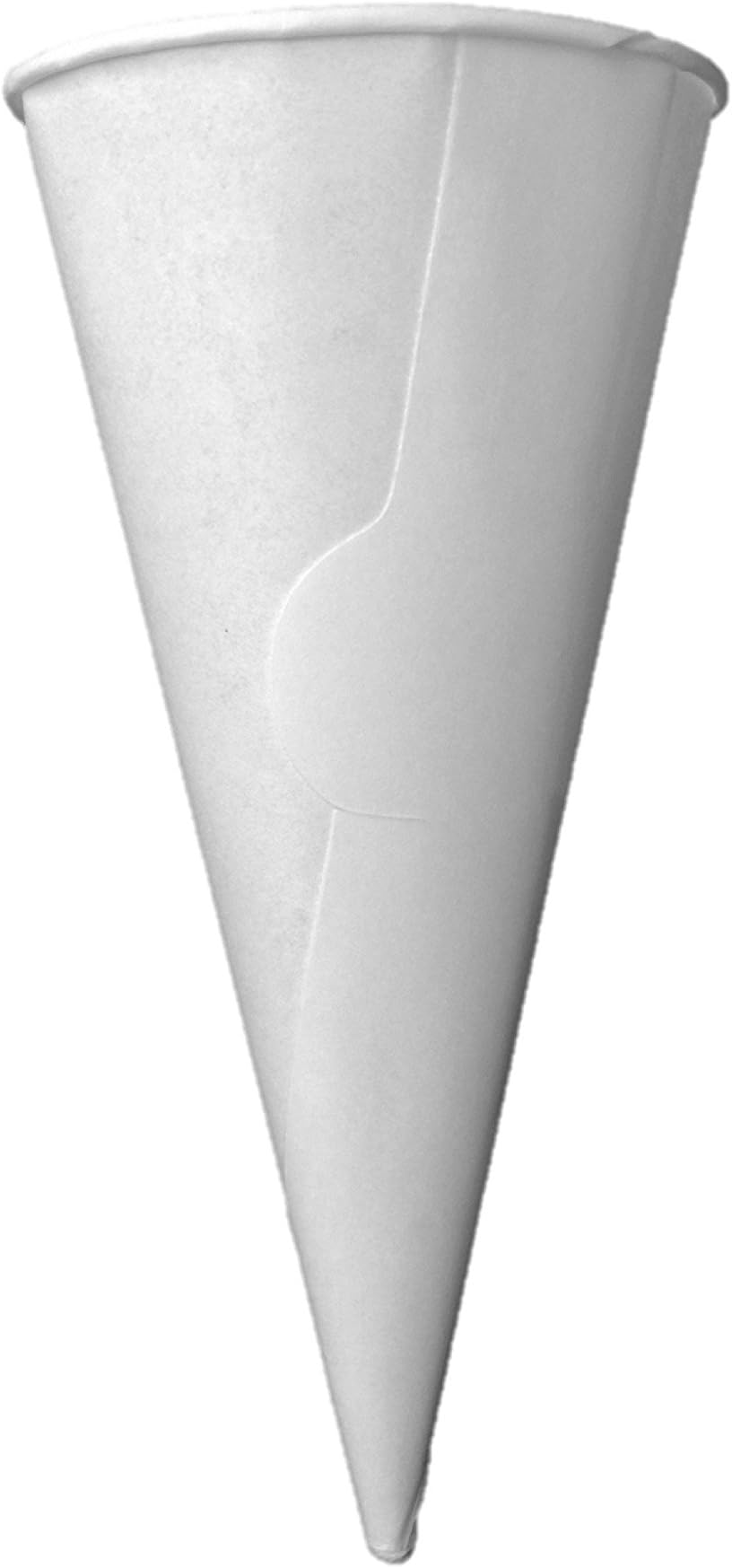 Dot Red - 50ct Large Sugar Cone Paper Jackets - Recyclable - Rolled Rim Ice Cream Waffle Cone Jacket