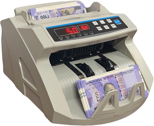 Swaggers Latest Note Counting Machine with Fake Note Detection/Currency Counting Machine/Money Counting Machine with UV MG IR Detection – Heavy…