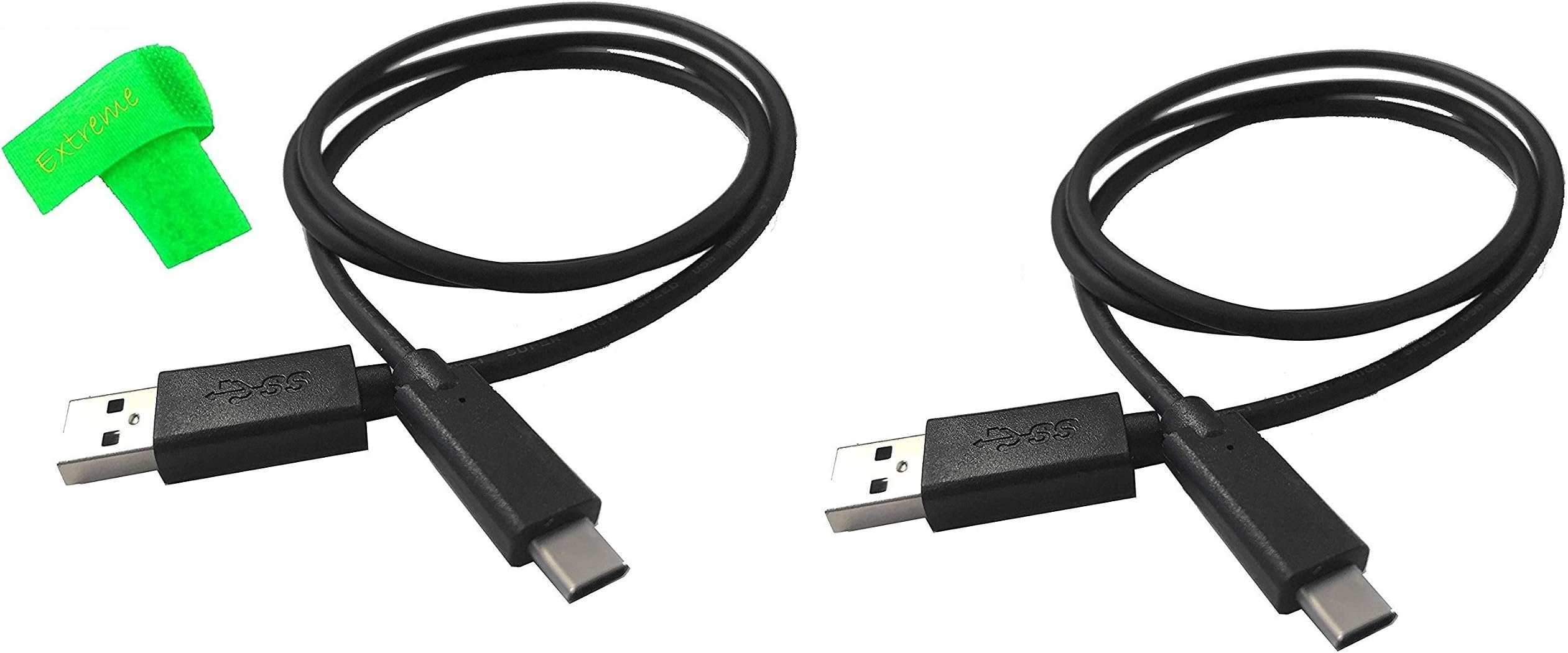 3FT USB 3.1 Type C to USB A Cable for Unihertz Jelly 2, Black, Data Sync & Fast Charging