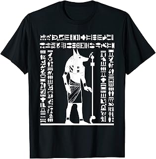 Ägypten Liebhaber Anubis T-Shirt I Geschenk Pharao Gott T-Shirt
