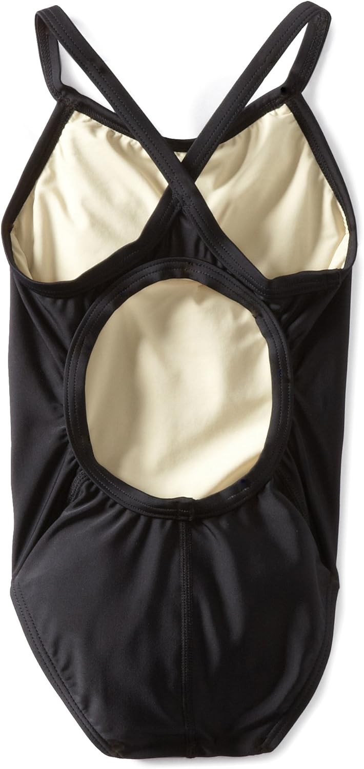 TYR TYReco Solid Color Diamondfit One Piece Girls' Swimsuit - Athletic Training and Competition Swimwear - Resists Chlorine