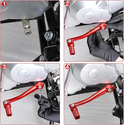 Miniatura 15 de GREHUA Palanca de cambio de engranajes para motocross compatible con 50cc 110cc 125cc 150cc SSR Baja DR49 WR200R SDG 107 IMR Pitster Pro Atomik