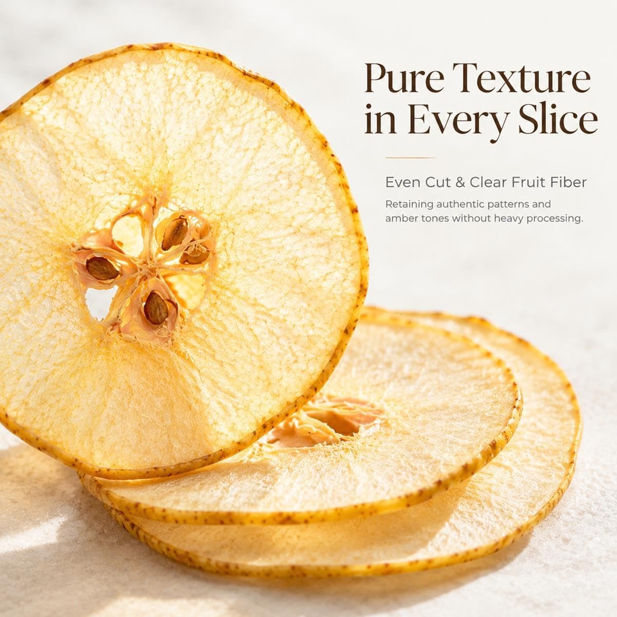 Tranches De Poire Séchée, Fruit Pour Thé Chaud, Boissons & Desserts, 500g