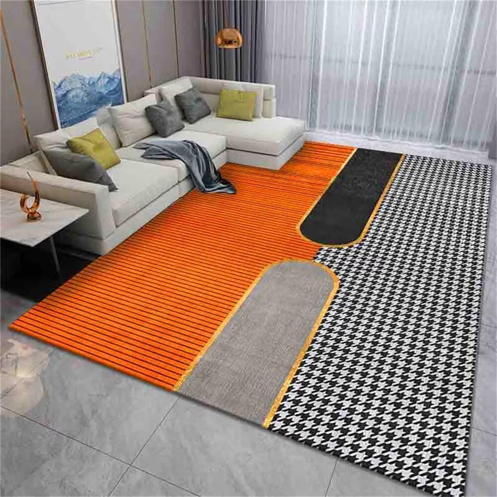 Tapis 160X230CM lignes géométriques pour sublimer votre déco de salon moderne