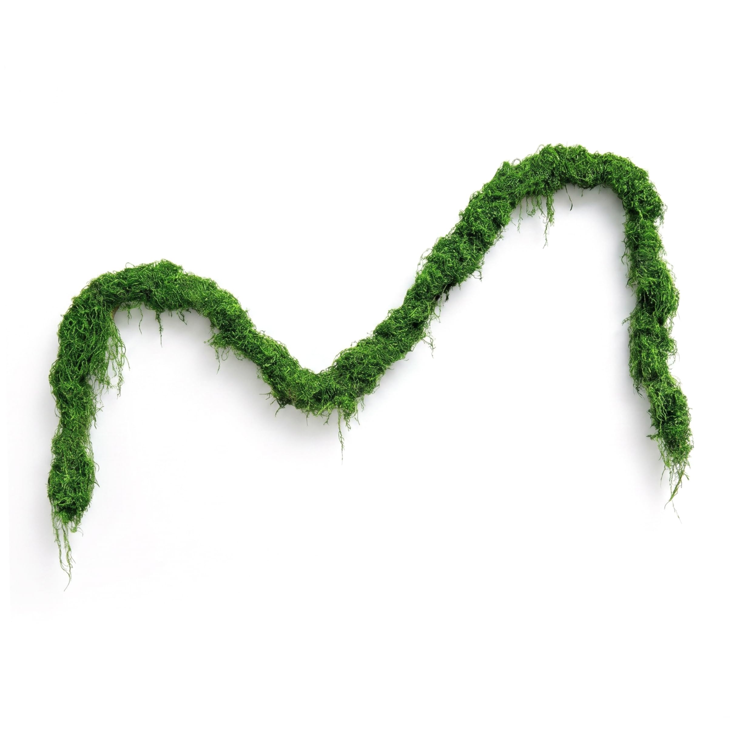 Xoeryoy Moss Garland, DIY Display Artificial Vine Realistic Hanging Moss Decor for Wedding Party Indoor Outdoor, 79 Inch