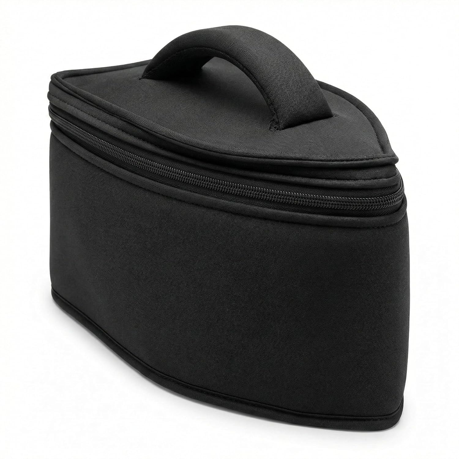 Fabric Iron Press Storage Cover for Travelling and Home Storage, Black, Zippered, 30cm x 15cm x 13cm-image-33