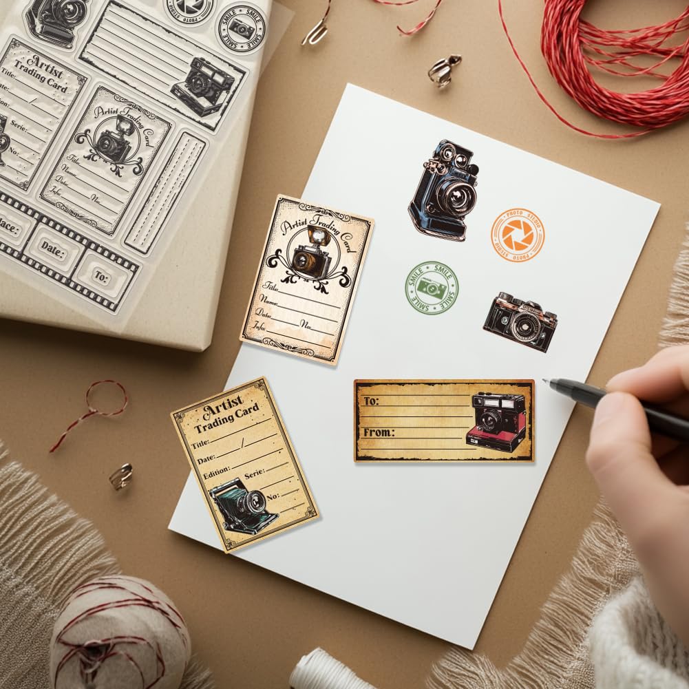 CHGCRAFT Silikon Stempel Magische Bücherregale Stempel Transparente