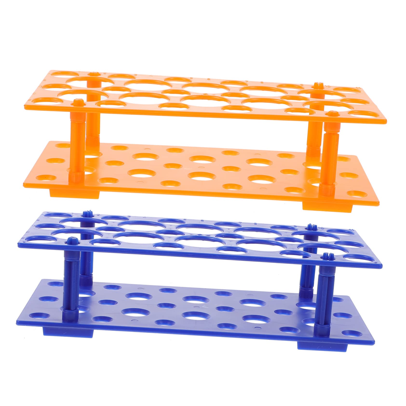 2pcs Lab Test Tube Racks Supplies Tube Racks Sturdy Lab Stand Random Color