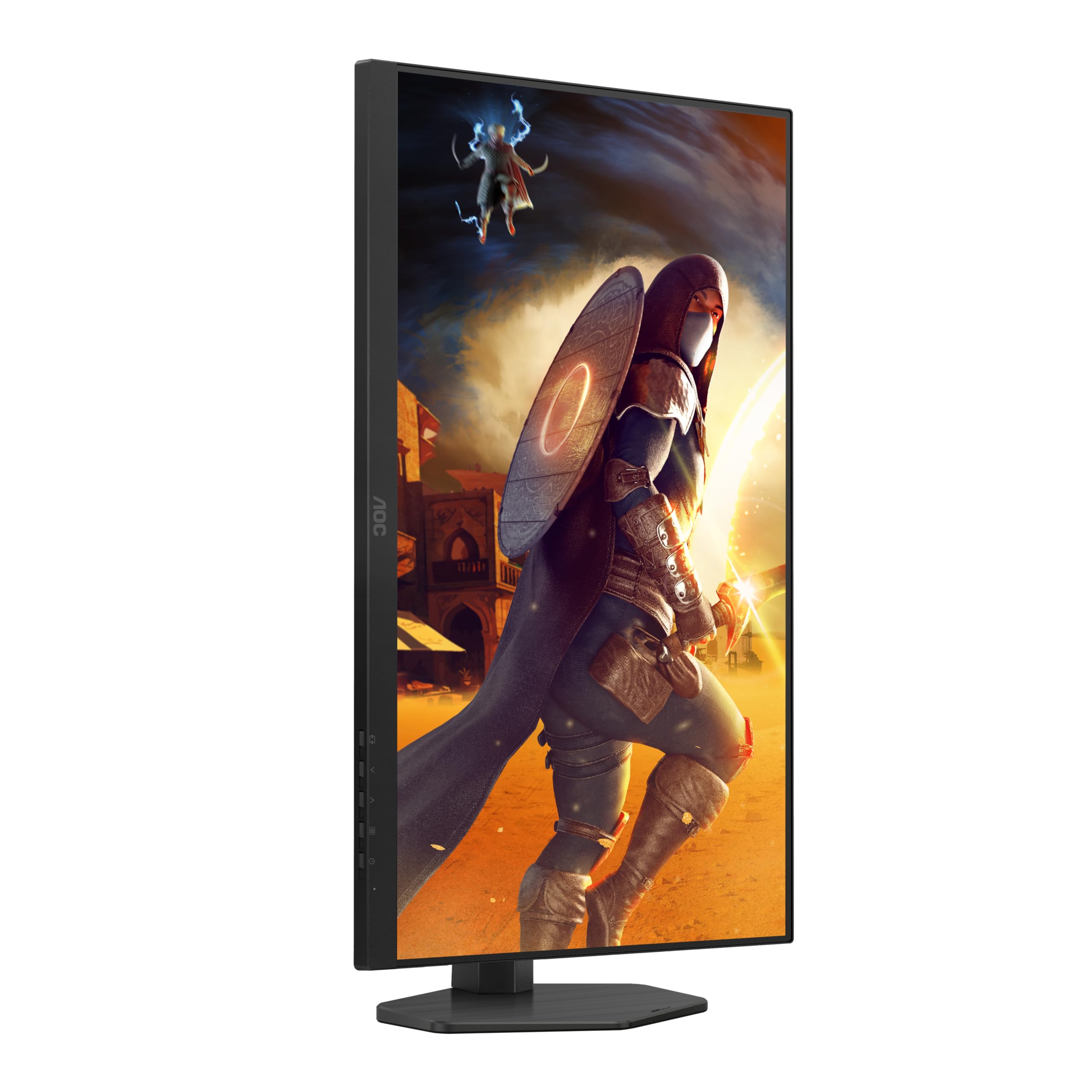 AOC Gaming Q27G4ZR - 27-calowy monitor Quad HD, 240 Hz, 1 ms, G-Sync, HDR400 (2560 x 1440, 2 x HDMI 2.0, DisplayPort 1.4) czarno-czerwony