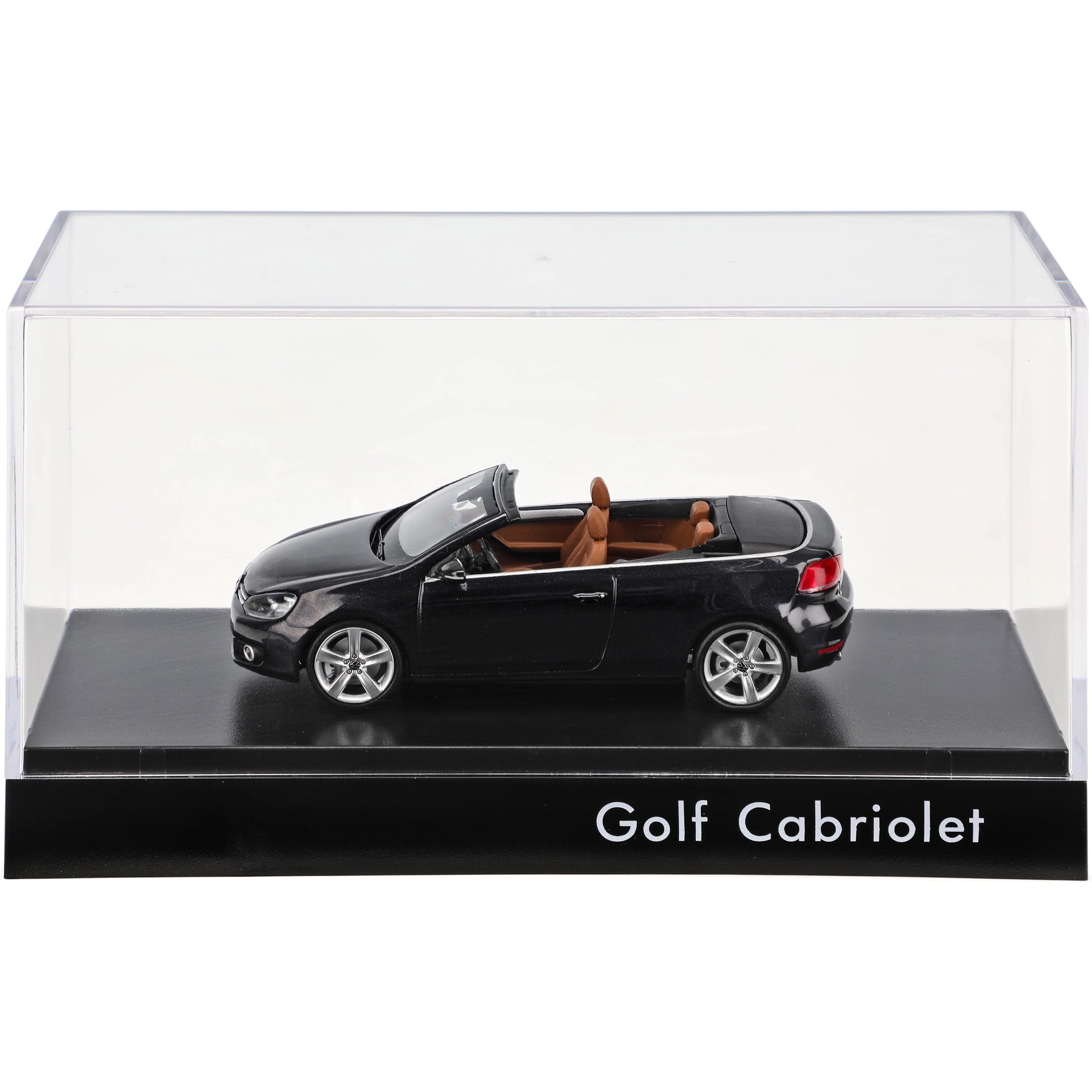 Schuco Volkswagen Golf VI 6 Cabrio Purple Purple Black with Brown