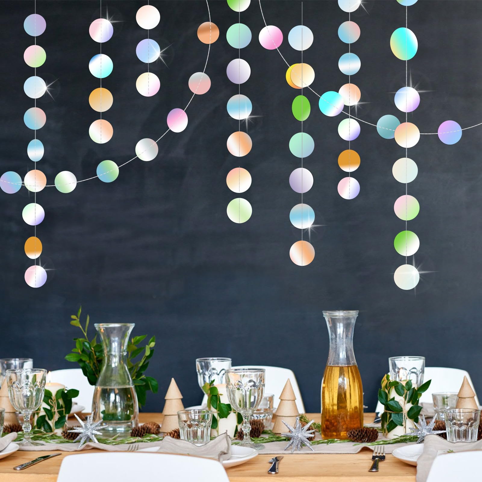 4 Stück Goldene Papier Girlanden – Je 4m, Perfekt Für Party Deko Bei Hochzeit, Geburtstag & Mehr