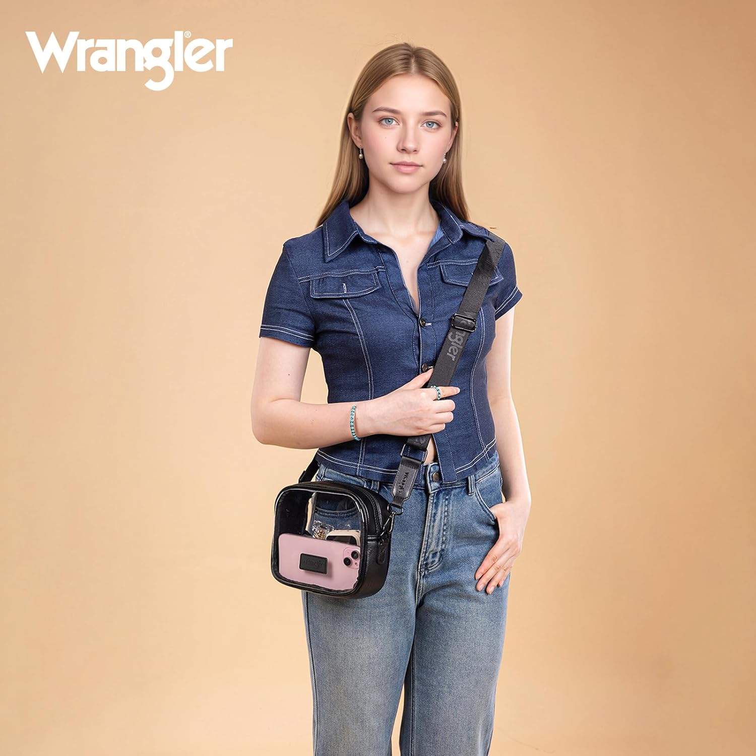 Montana West X Wrangler Clear Bag for Stadium Events Crossbody Purse for Concerts, Sports - Image 2