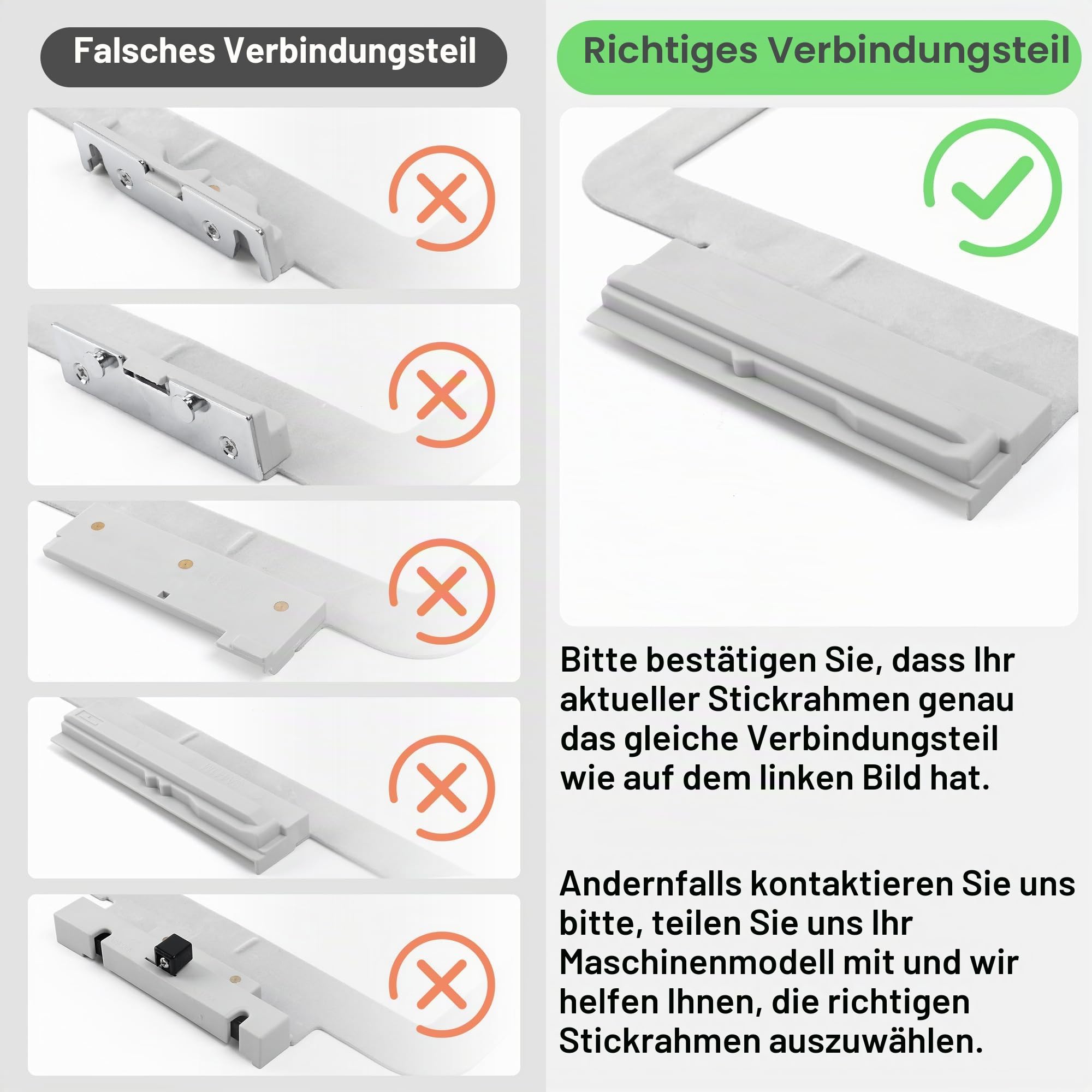 Sew Tech Magnetische Stickrahmen für Brother Innovis NQ1700E NQ1600E NQ1400E NQ3600D Stellaire XE1 Dream Machine 2 VE2200 4000D 1500D V7 V5 VM5200 Babylock Stickrahmen (4in1-BMK)