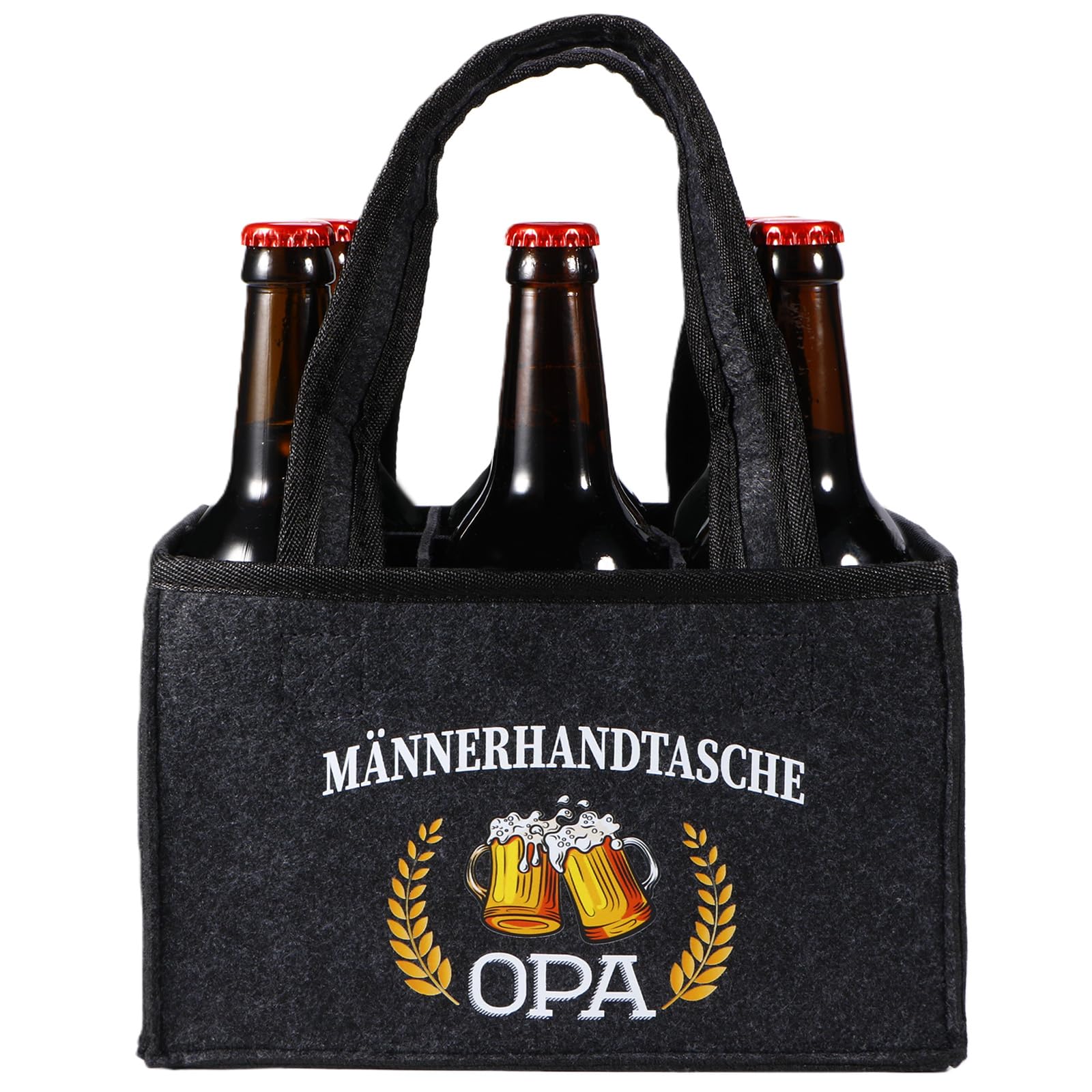 KHstylehoo Opa Geschenk, Personalisierte Geburtstagsgeschenk, Geschenk Opa Geburtstag, Lustige Vatertagsgeschenk für Männer, Opa Männerhandtasche für Männertag, Geburtstag
