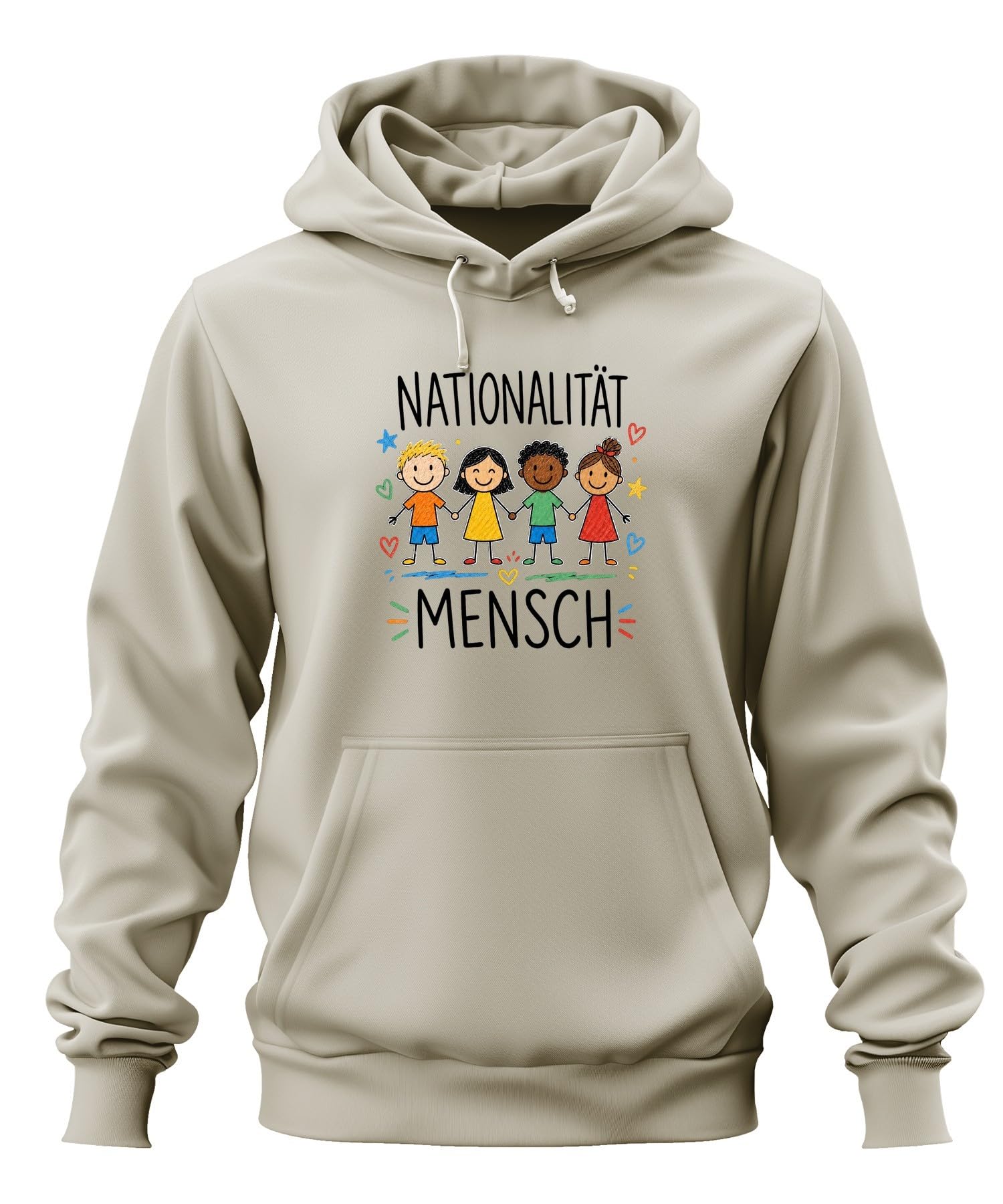 Narodowość człowiek dzieci wielokulturowa prezent unisex bluza z kapturem bluza z kapturem