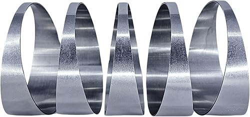 REMTUNE Cortes de pastel de radio apretado de acero inoxidable 304 de 90 grados, 4 pulgadas (no soldados), corte y desbarbado con láser para