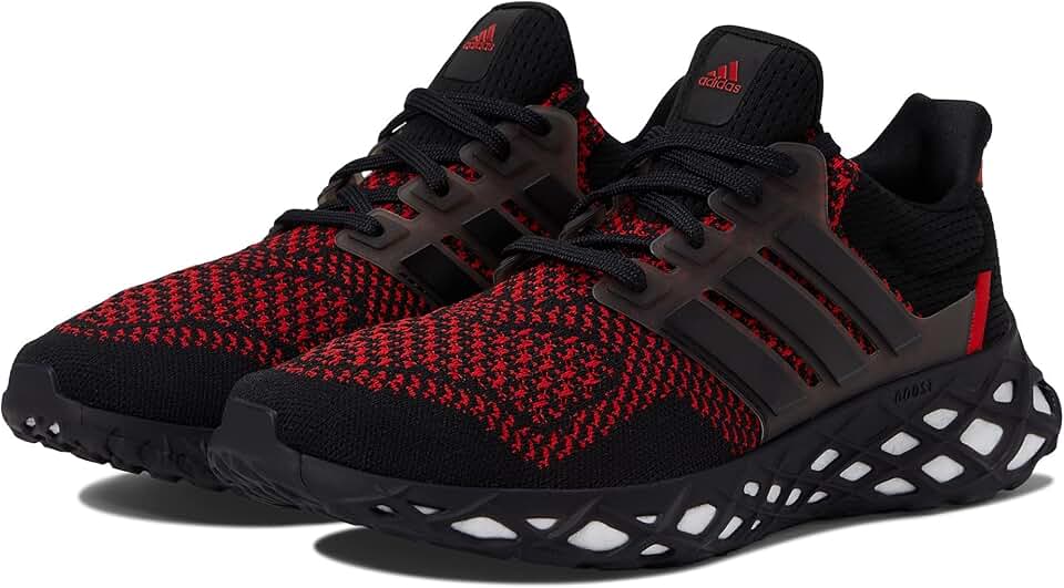 Unisex-Adult Ultraboost 1.0 Running Shoes, Black/Black/Vivid