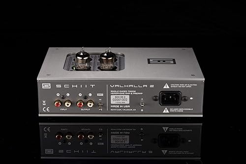 Miniatura 3 de Schiit Valhalla 2 OTL Pure Triode Tube Amplificador de auriculares y preamplificador - Plata